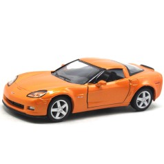 Машинка металева CHEVROLET CORVETTE Z06 2007 помаранчева