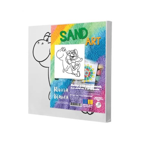 Набор для росписи песком 25*25 "Супер Марио" ТМ "RIVIERA BLANCA"