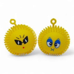 Іграшка-антистрес Їжачок смайлик, світло, 1 штука, мікс видів