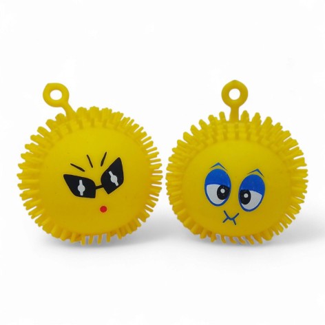 Іграшка-антистрес Їжачок смайлик, світло, 1 штука, мікс видів