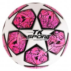 Мяч футбольный №5, розовый