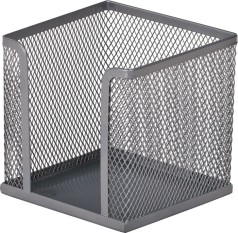 Бокс для паперу металевий сріблястий 100х100x100 мм (BM.6215-24)