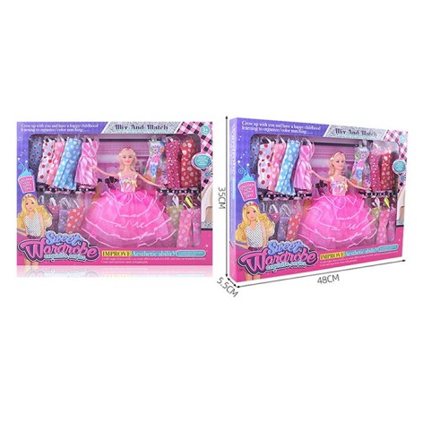 Лялька з вбранням 30см, шарнірна, в кор-ці, 48-35-5,5см 