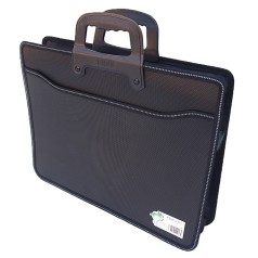 Папка-портфель з ручками "Elegant" A4, 3 відділи, на молнії, 36х35х9см
