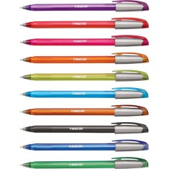 Ручка шариковая Trio DC-3, набор, ассорти