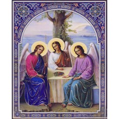 Набор для творчества алмазная картина Святая Троица Strateg размером 40х50 см кв (SK86012)