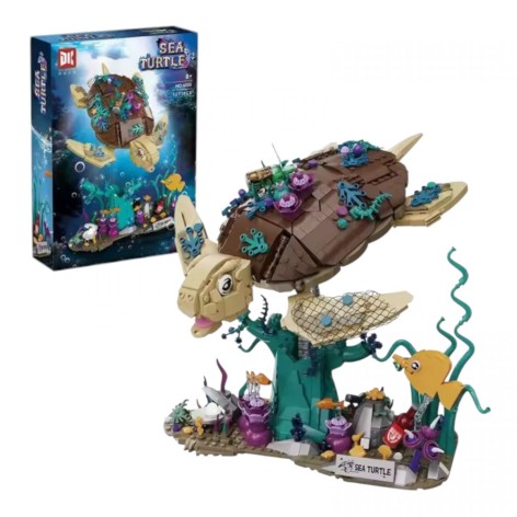 Конструктор "Черепаха", 1271 деталь, в коробке