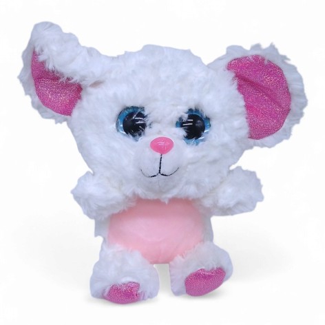 М'яка іграшка Глазастик, 20 см, Котик білий