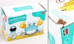 УЦЕНКА 30% Краб музичний 2 кольори, в кор. 