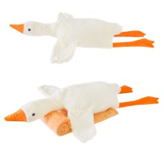 М'яка іграшка гусак 120см з пледом 