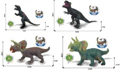 Іграшки динозаври 4 види, гумові з силіконовим наповнювачем, звук-гарчання, розмір виробу 52 см