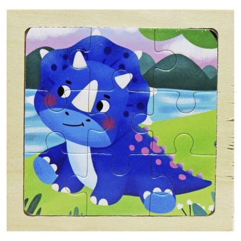 Деревянные пазлы с рамкой 