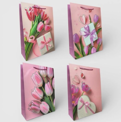 Подарочный пакет картон 200грм, 