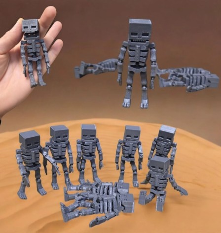 3D іграшка Скелетон 10см рухливий