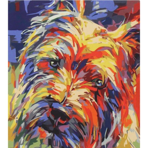 Картина по номерам 0653 ОРТ Разнокрасный друг 40*50