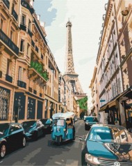 Картина по номерам: Туристический Париж 40*50