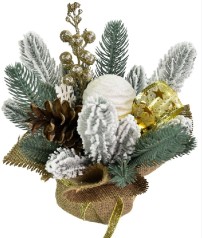 Композиція новорічна 20х26см КН08