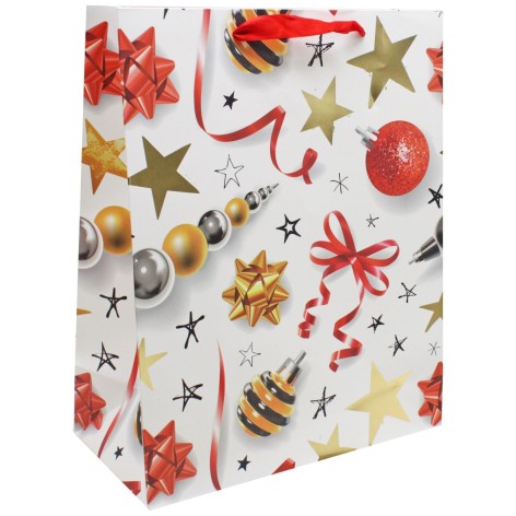 Пакет "Новогодние украшения" (260х127х324 мм) ВИД 1
