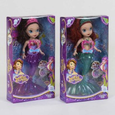 Кукла-Русалка 2 вида, световые и звуковые эффекты, корр. 