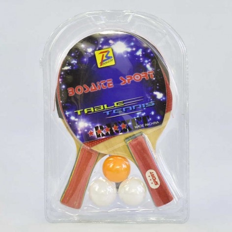 Ракетка для пінг-понгу 3 кульки