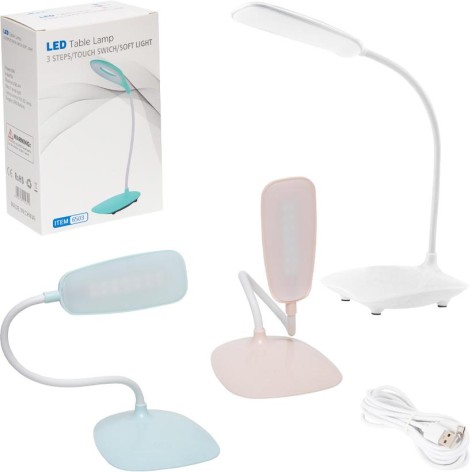 Настільна лампа LED доладна 25см 6500