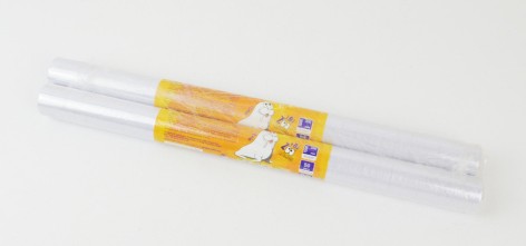 Клейка плівка для книг, прозора (33 см * 1,5 м), рулон 2 шт.