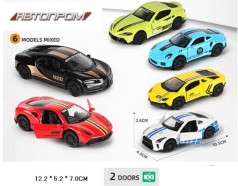 Машина мет. АВТОПРОМ 1:43, відкр.двері, кор.12*7*5см 