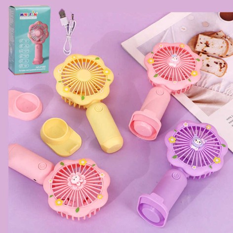 Вентилятор вбудований акумулятор, USB кабель, в кор,  мікс видів 