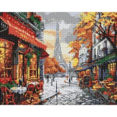 Алмазна мозаїка "Чарівність Парижа" 40x50 см