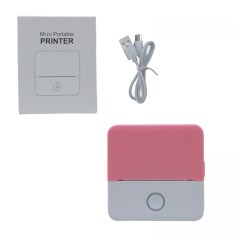 Портативній термопринтер "Portable mini printer" (розовый)