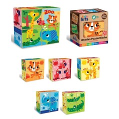 Деревянная игрушка Kids hits арт. KH20/023 кубик 5,5 см набор 4шт короб. 12,8*12,8*5,8 см