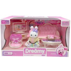 НАБІР МЕБЛІВ З ФЛОКСОВОЮ ФІГУРКОЮ 