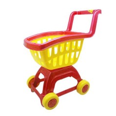 Дитячий візок, жовто-рожевий