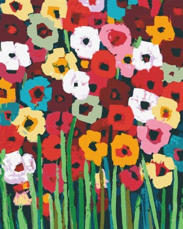 Набір для малювання Riviera Blanca "Цвіт" 40x50 24 кольори (RB-0364)