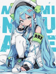 Набір для розпису по номерах "Неперевершена дівчина" Ideyka 40х50 см КНО8399