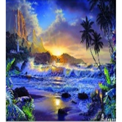 Алмазна мозаїка за номерами 40*50 