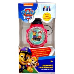 Детские часы Paw Patrol / Щенячий патруль со светом, короб. 6*6*12см дисплей бокс