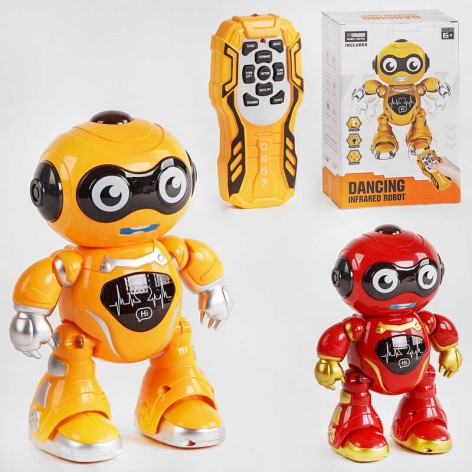 Робот на радіокеруванні, звук, підсвічування, танцює, 2 кольори