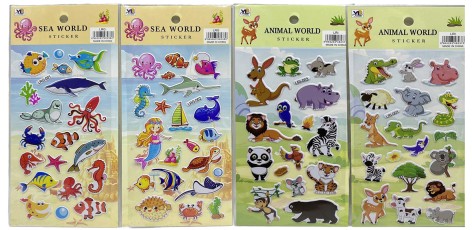 Наклейка объемная 