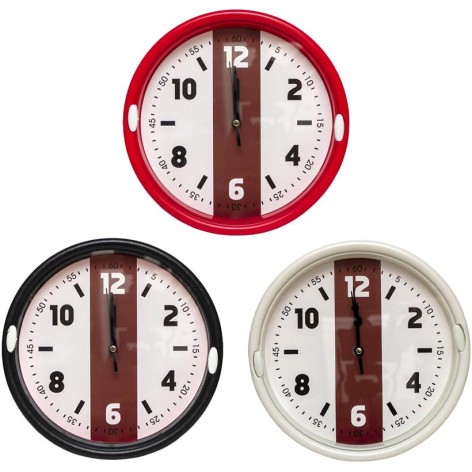 Настенные часы B084-1 D22,0см 3 цвета