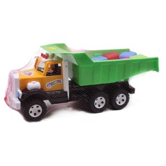 Машинка Фарго, з кубиками жовта+зелена