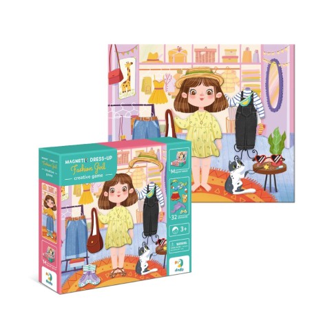 Магнітна гра «Одягалка Модниця»