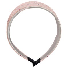 Обруч у квіточку, персиковий (d=12 см)