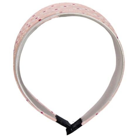 Обруч у квіточку, персиковий (d=12 см)