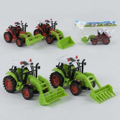 Трактор 4 вида, инерция, в п/е , микс видов  