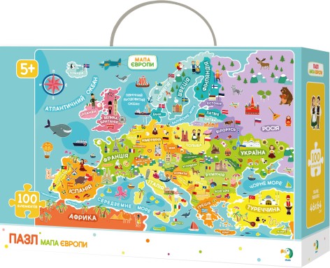 Пазл Карта Європи
