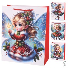 Пакет новорічний паперовий S 