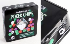 УЦЕНКА 20% Покерний н-р з номіналом на 100 фішок у мет.кор.(1*18)