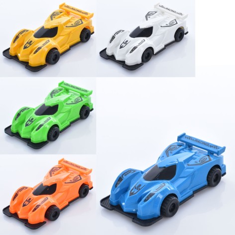 Машина 8см, инерция, 5 цветов, в п/е 10-14-2см 