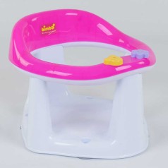 Дитяче сидіння для купання на присосках Bimbo біло-рожевий, в коробці 32*25*31 см